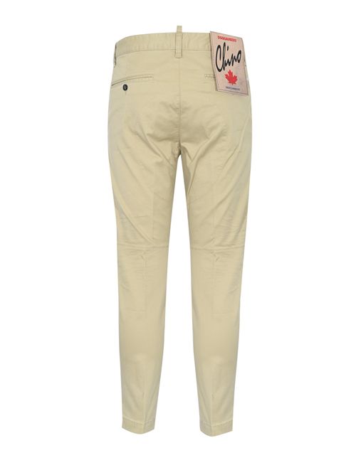 Pantalone Sexy Chino in cotone stretch Desert Tan DSQUARED2 | S74KB0819 S39021111